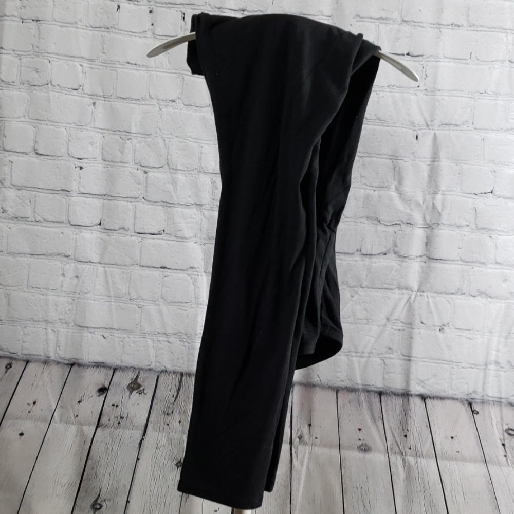 Black full panel maternity leggings like new